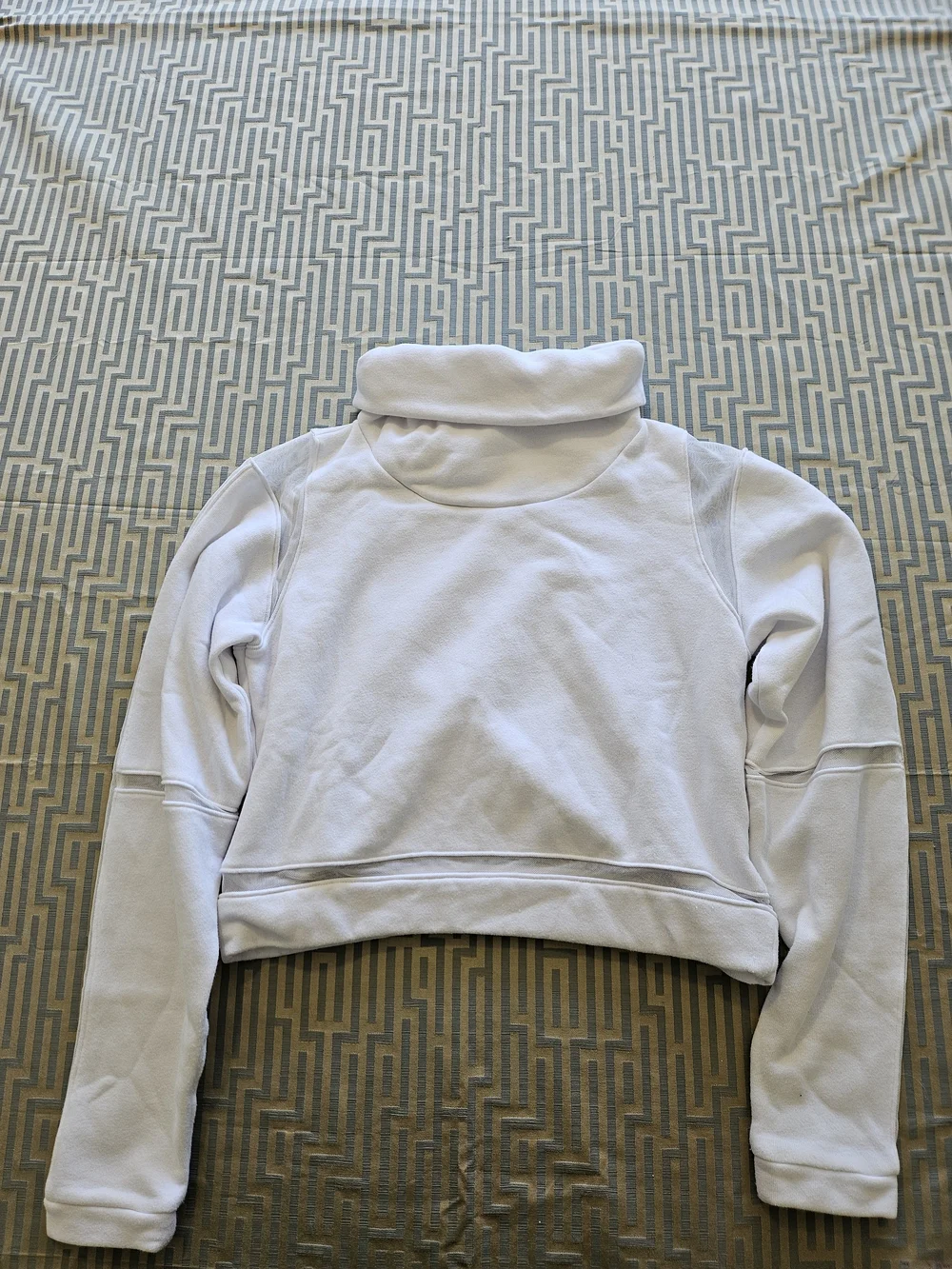 ALO Yoga Advance Long Sleeve Mesh Turtleneck Top